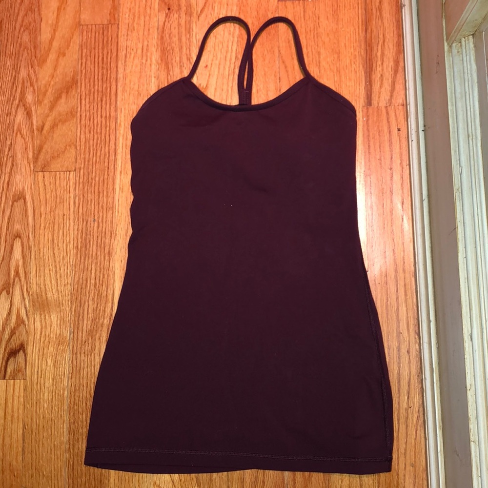 Lululemon razor neck running tank